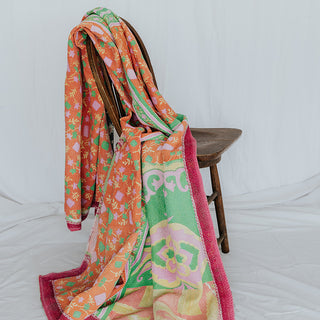 Vintage Kantha Blanket - #4