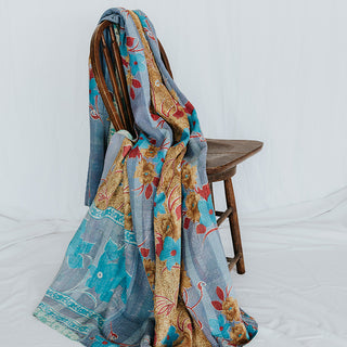 Vintage Kantha Blanket - #6