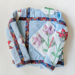 Patchwork Quilt Jacket - Tulips