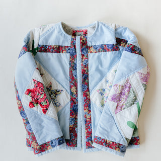 Patchwork Quilt Jacket - Tulips