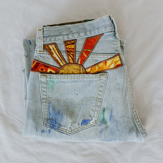 Sun Pocket Levi's Jeans - #7
