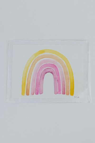 Watercolor Rainbow Art