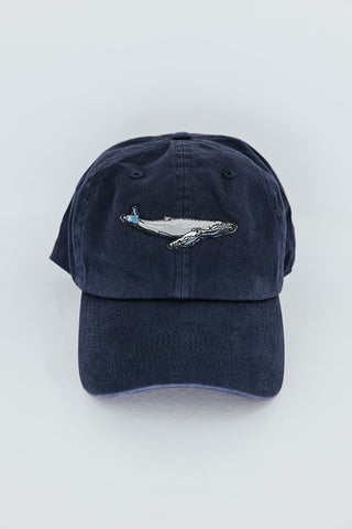 Dad Hat - Humpback Whale | Navy