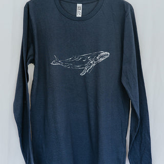 Long Sleeve Whale Tee