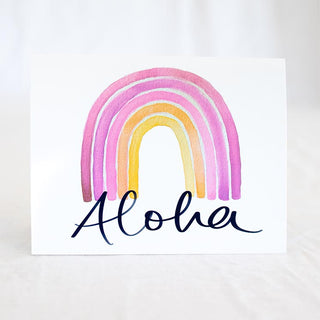 Card - Aloha Rainbow