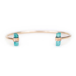 wings hawaii emerald gem stone cuff bracelet 14 karat gold filled jewelry maui made