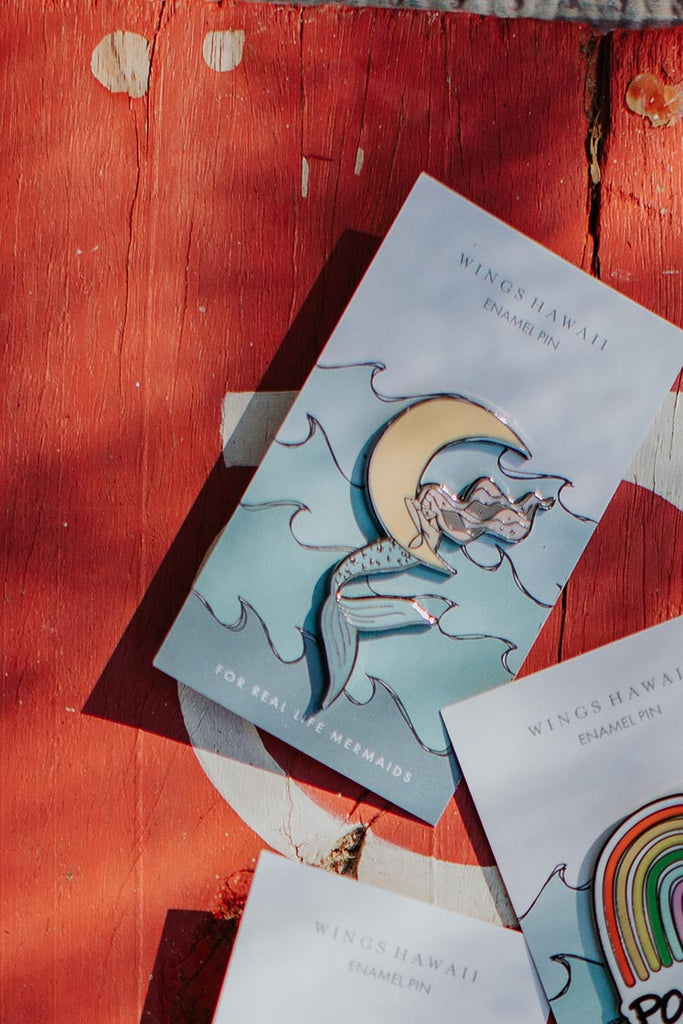 Enameled Pin - Dreamer Mermaid