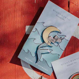 Enameled Pin - Dreamer Mermaid