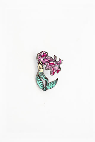 Wings Hawaii floating mermaid enamel pin