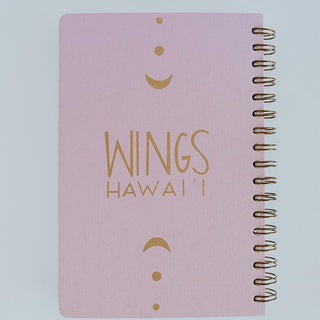 Wings Hawaii zodiac journal - dusty rose back