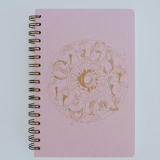 Wings Hawaii zodiac journal - dusty rose front