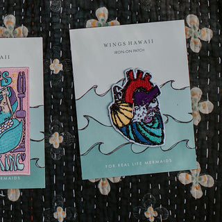 Embroidered Patch - Ocean Heart
