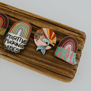 Enameled Pin - Paia Rainbow