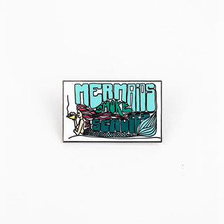 Wings Hawaii mermaids smoke seaweed enamel pin