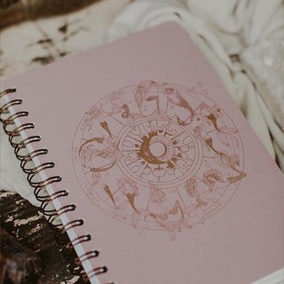 Wings Hawaii zodiac journal - dusty rose