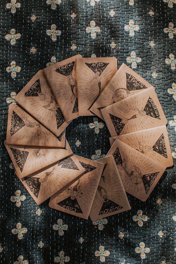 Wings Hawaii zodiac mini notebooks