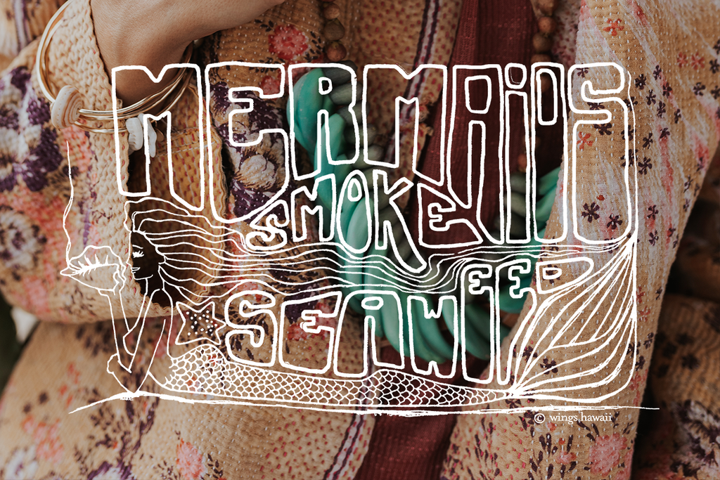 Mermaids Smoke Seaweed Coloring Page!
