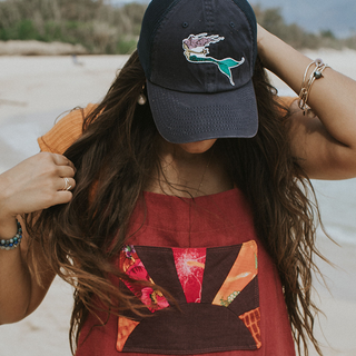 Dad Hat with Mesh - Seastar Mermaid