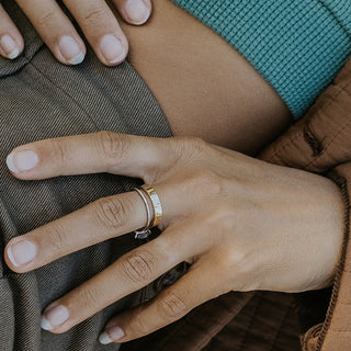 14K Yellow Gold Band Ring