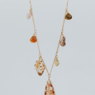 Opal and Hawaiian Shell Necklace
