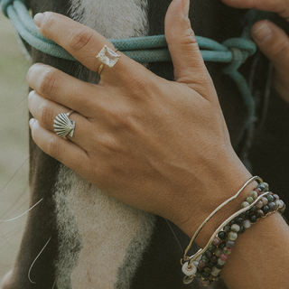 Forever Sunrise Shell Ring