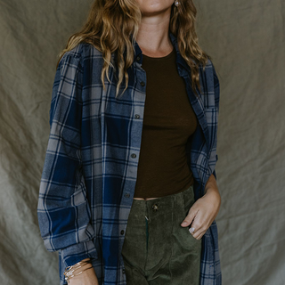 Vintage Boyfriend Flannel - K