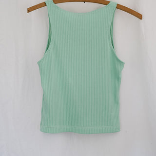 Bridget Cropped Tank - Mint