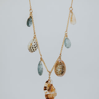 Hand Made Gold Hawaiian Seashell Necklace