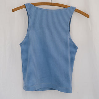 Bridget Cropped Tank - Sky