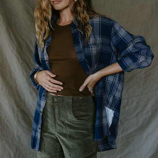 Vintage Boyfriend Flannel - K