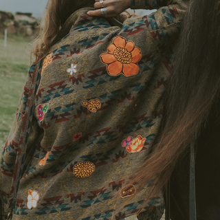 Aztec Army Jacket - Rainbow