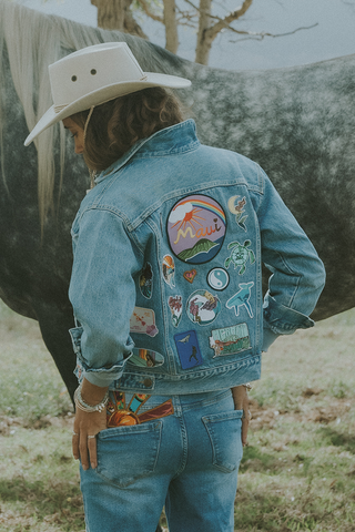 Patched Up Denim Jacket