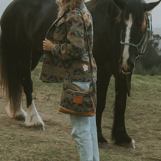 Aztec Army Jacket - Rainbow