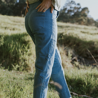 Retro Pocket Pants - Denim Twill