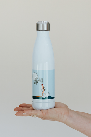 Stainless Steel Water Bottle - Aloha Surfer