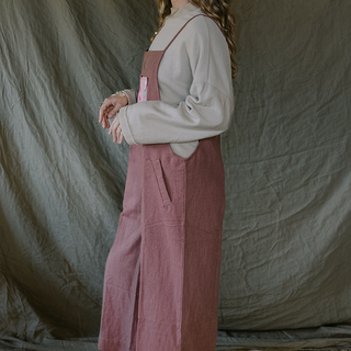 Sun Overalls - Dusty Rose
