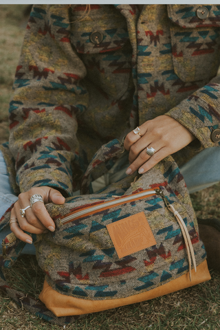 Aztec Shoulder Bag - Rainbow