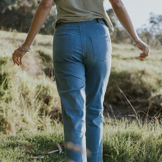 Retro Pocket Pants - Denim Twill