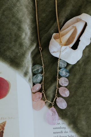 Good Karma Necklace - Aquamarine