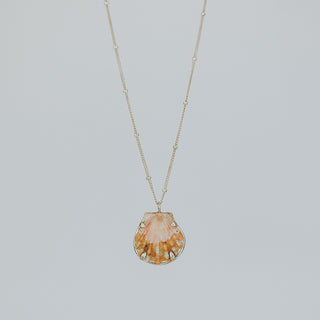 Sterling Silver Hawaiian Sunrise Shell Necklace