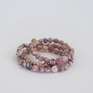 Stretchy Bracelet - Rhodochrosite