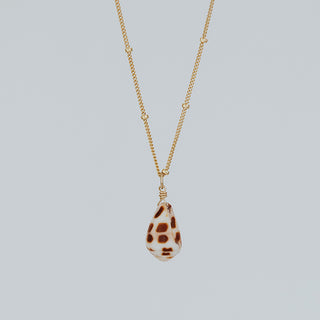 Gold Hawaiian Seashell necklace chain boho mermaid 