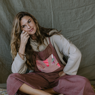 Sun Overalls - Dusty Rose