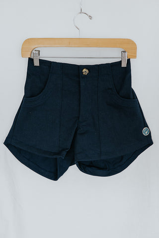 Retro Pocket Shorts - Navy Twill