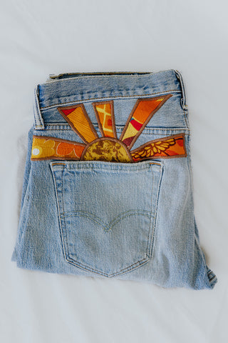 Sun Pocket Levi's Jeans - H