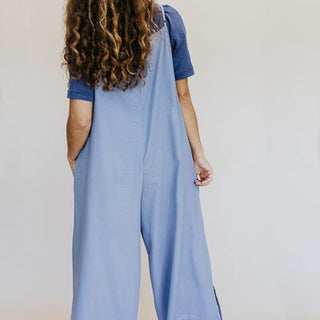 Sun Pocket Overalls - Blue