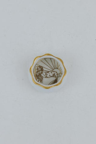 Gold Rim Ring Dish