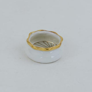 Gold Rim Ring Dish
