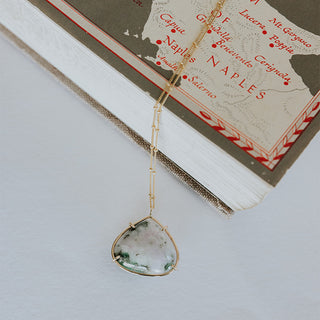 Emerald Gemstone Necklace - Large
