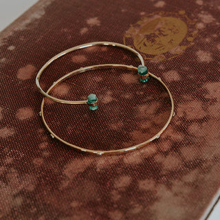 Rivet Bangle - 14k